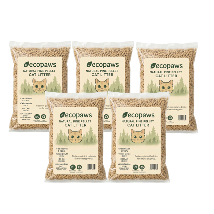 50 Litre Ecopaws Kedi Kumu