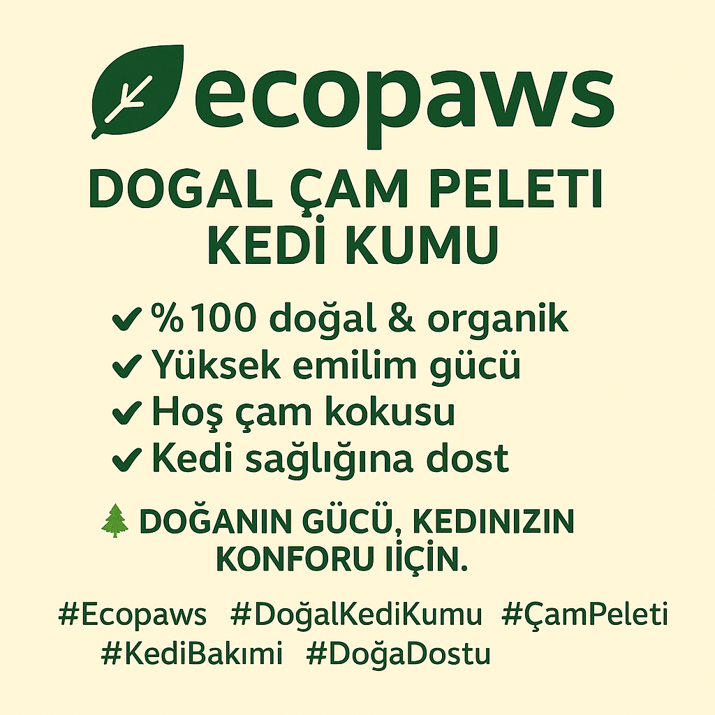10 Litre Ecopaws Kedi Kumu