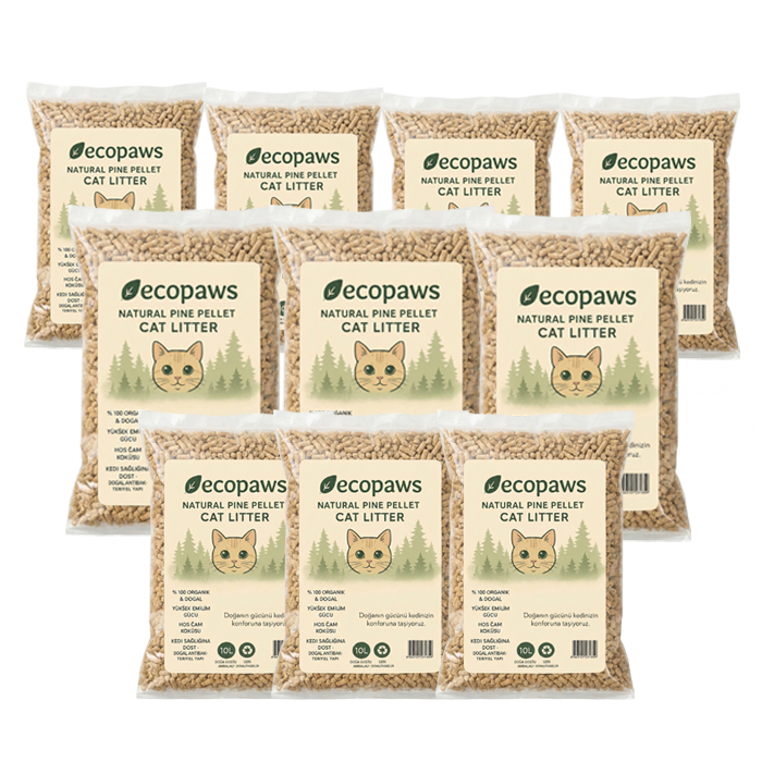 100 Litre Ecopaws Kedi Kumu