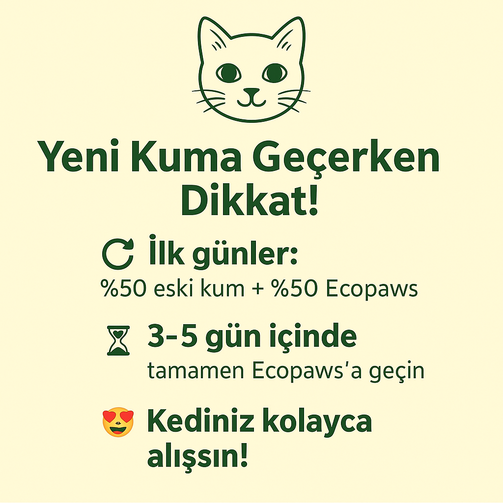 7 Litre Ecopaws Kedi Kumu